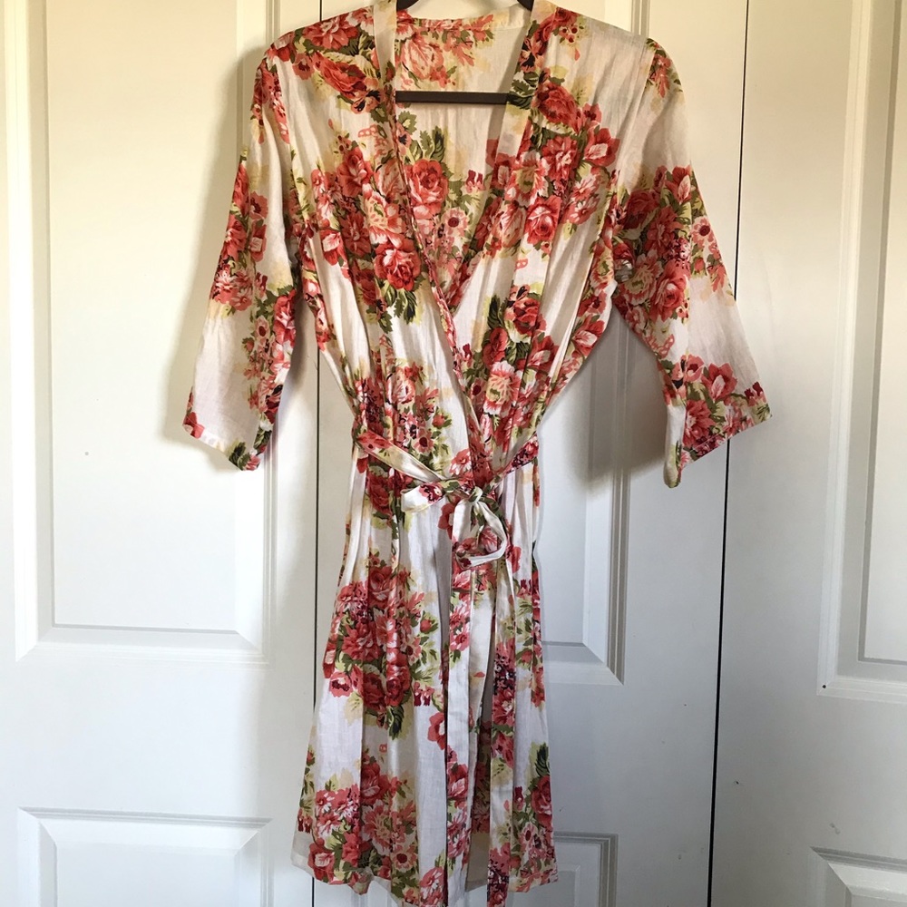 Floral robe